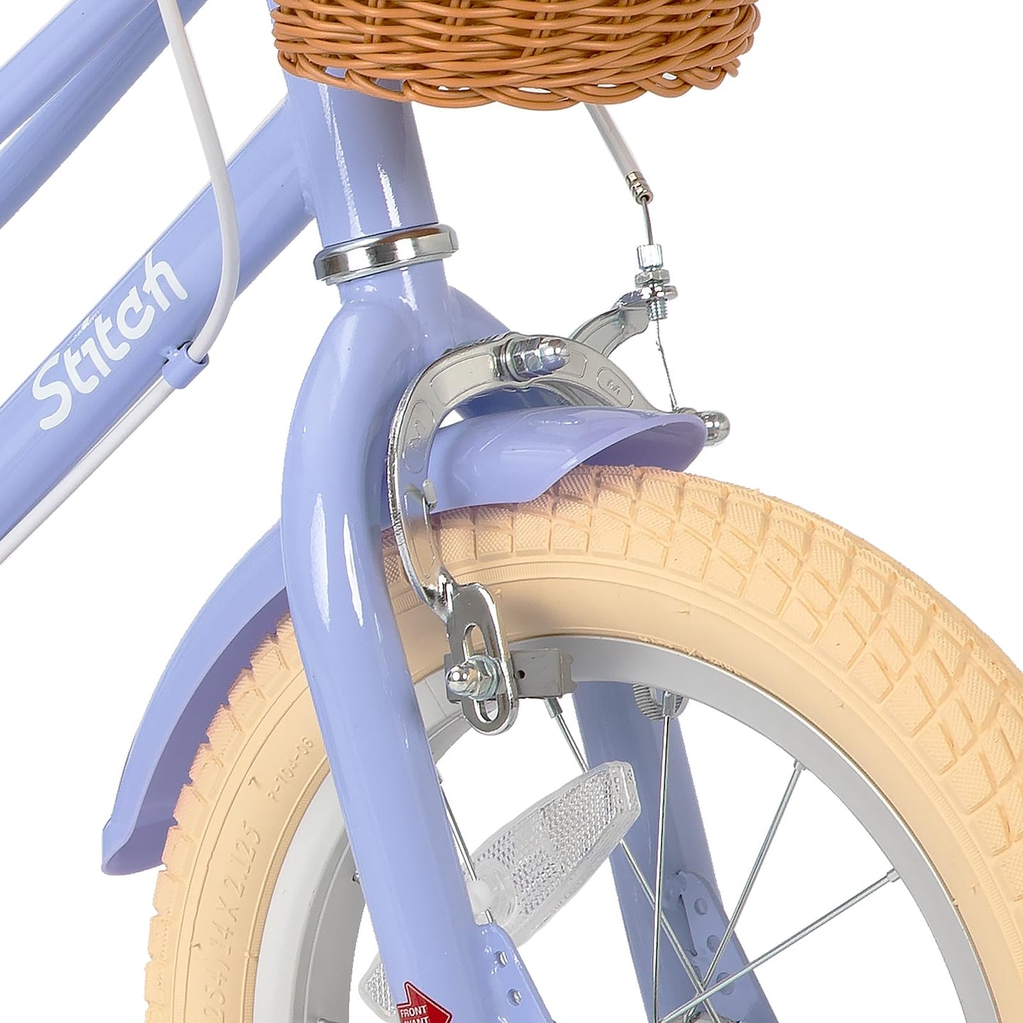 STITCH 12/14/16/20 inch Kids Bike for 3-11 years Girls, 12/14/16 Girls Bike with Training Wheels & Basket, 20 inch with kickstand