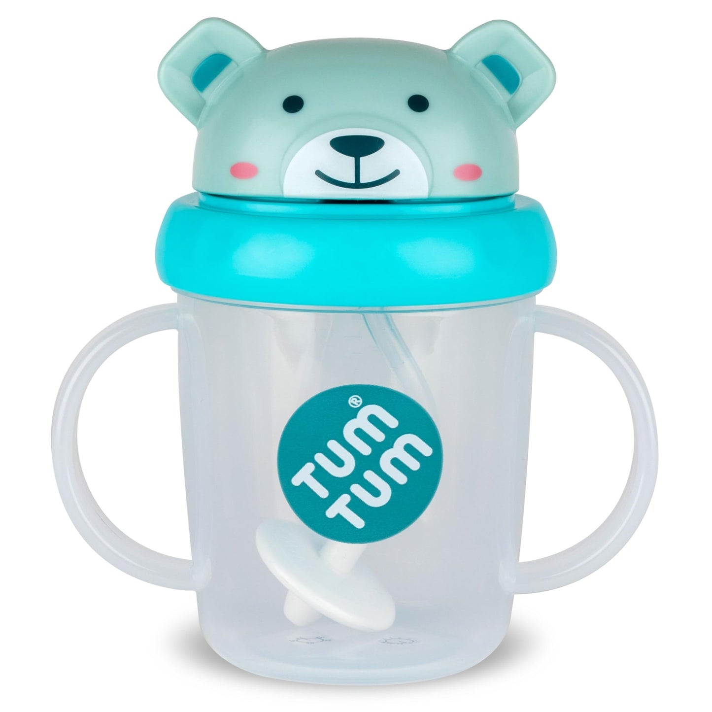 TUM TUM Tippy Up Free Flow Sippy Cup (No Valve), Sippy Cup for Toddlers, 200ml, BPA Free (Betsy Bear S3)