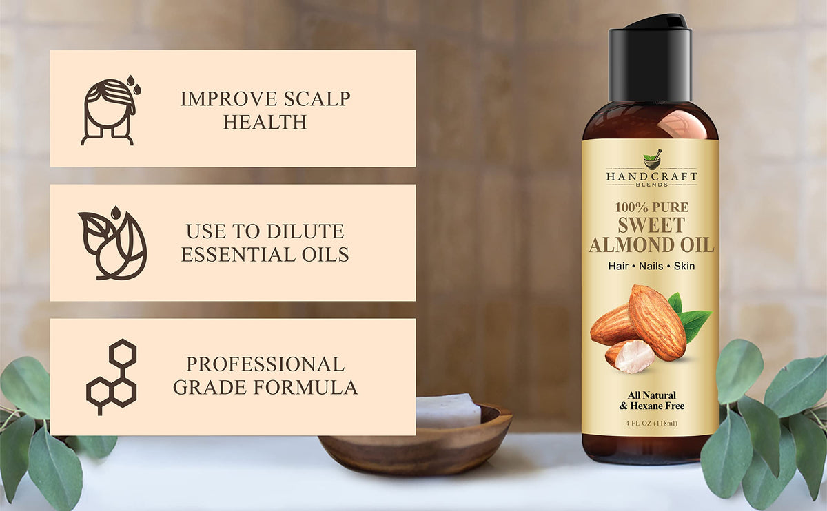 Handcraft Blends Sweet Almond Oil - 118 ml