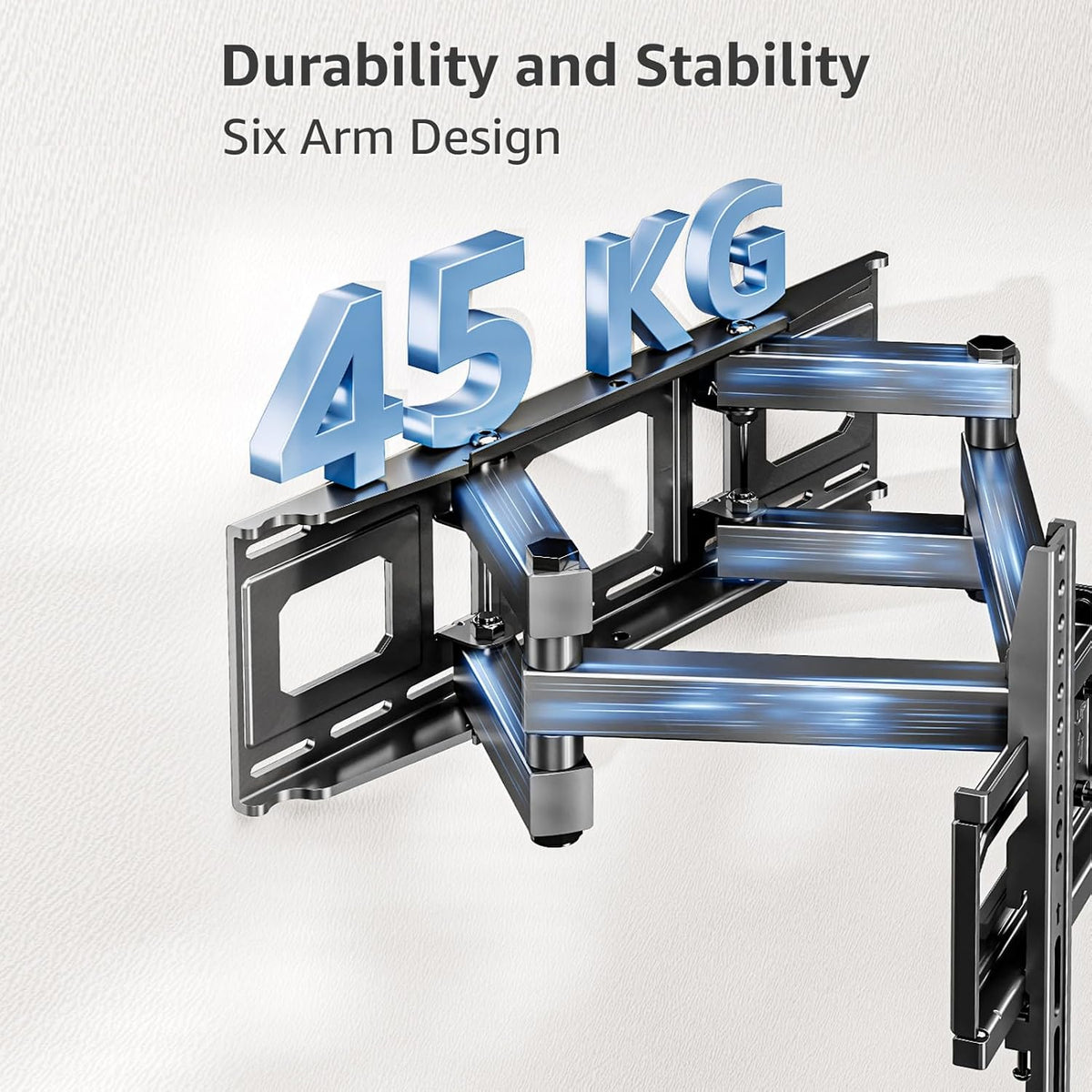 MOUNTUP TV Wall Bracket for Most 26-70 Inch LED, LCD, OLED Flat & Curved TV