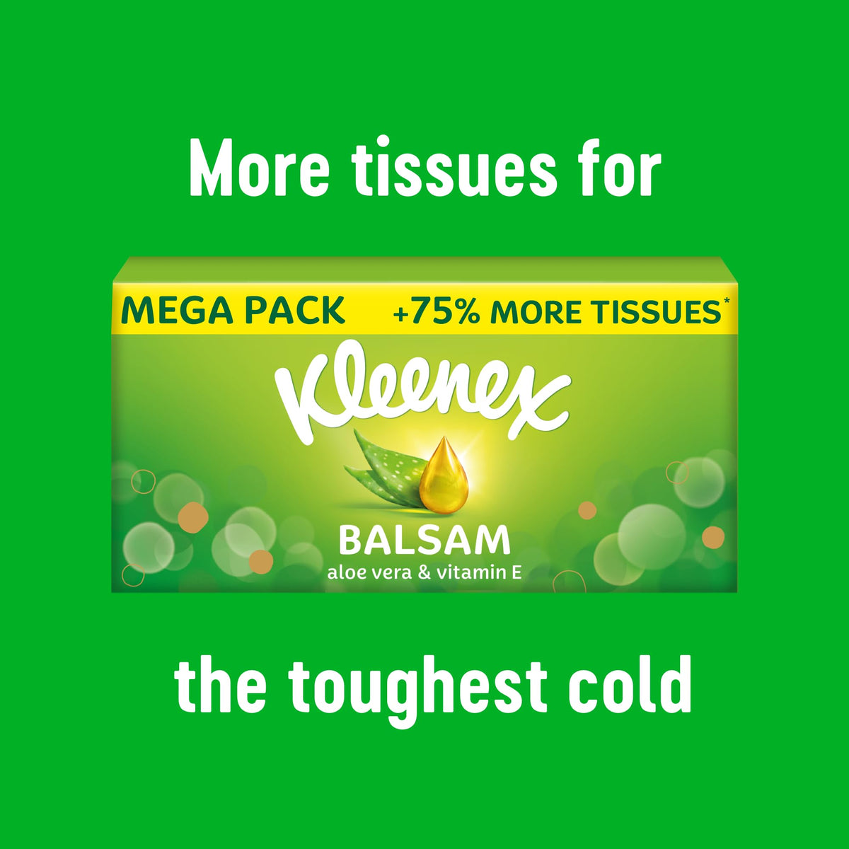 Kleenex Balsam Facial Tissues - Multipack 2 Tissue Boxes
