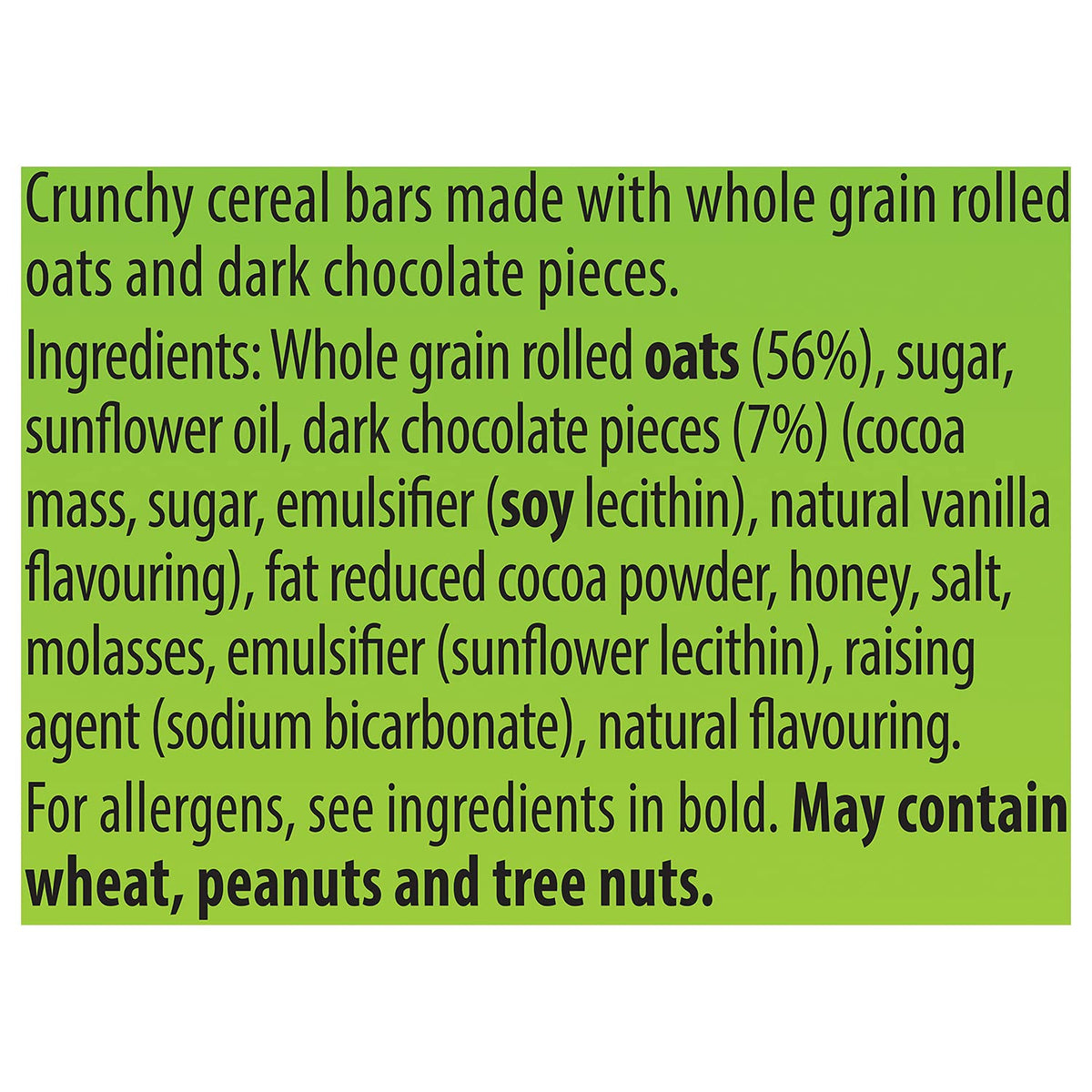Nature Valley Crunchy Oats and Chocolate Cereal Bars, 18 x 42 g