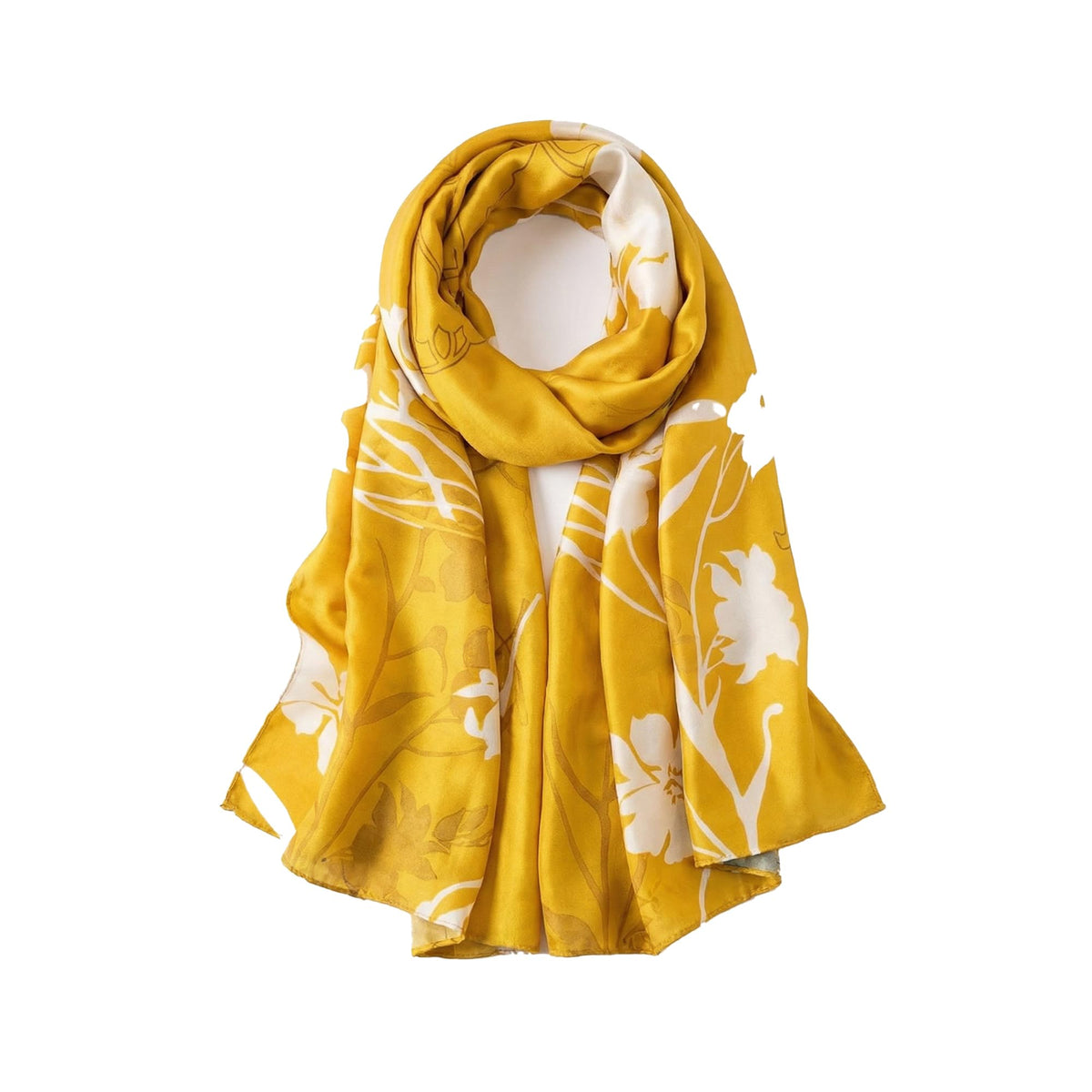Trillion London® Silk Shawl Birthday Gifts for Women - Designer Silk Scarf