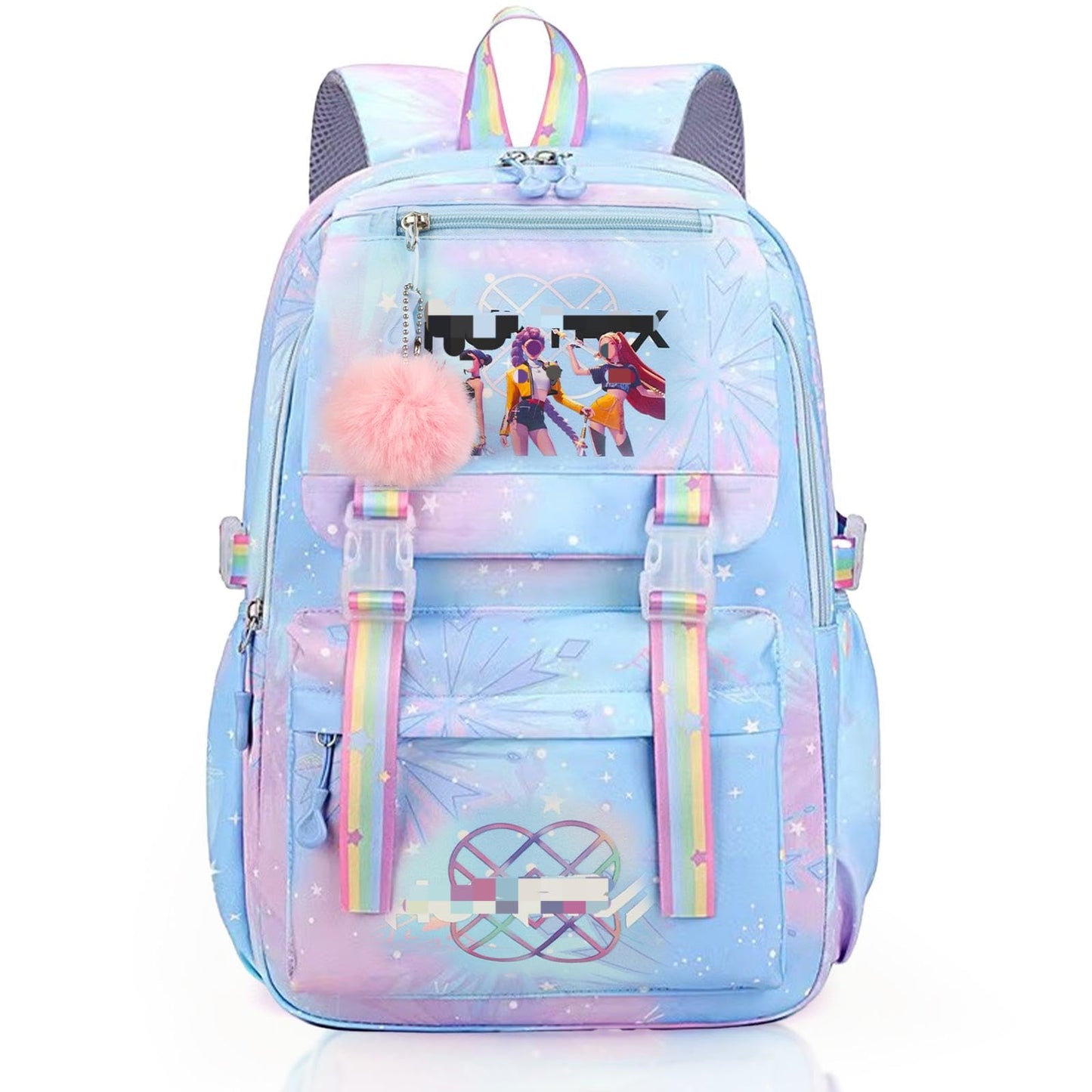 yumcute De-mn Backpack Kids, Teen Game School Bags, Children Primary Schoolbag, Children's School Backpack, 17 Inch Large Capacity Travel Rucksack Waterproof Boys Girls Book Bags for Aged 3-12 Years