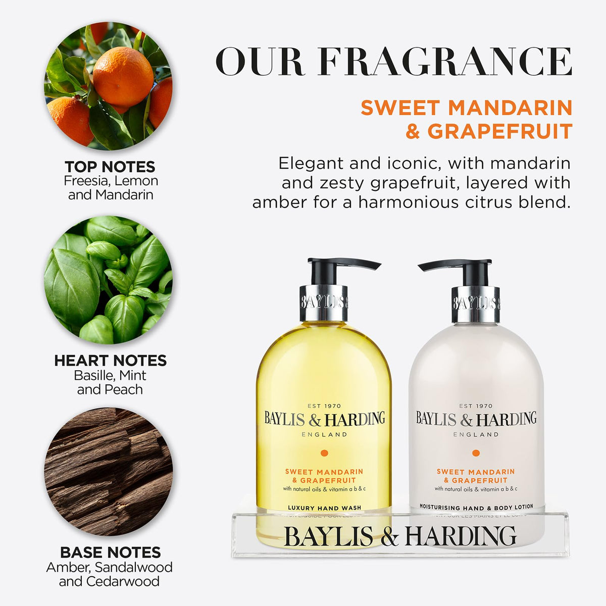 Baylis & Harding Signature Luxury Hand Wash 500ml 3 pack