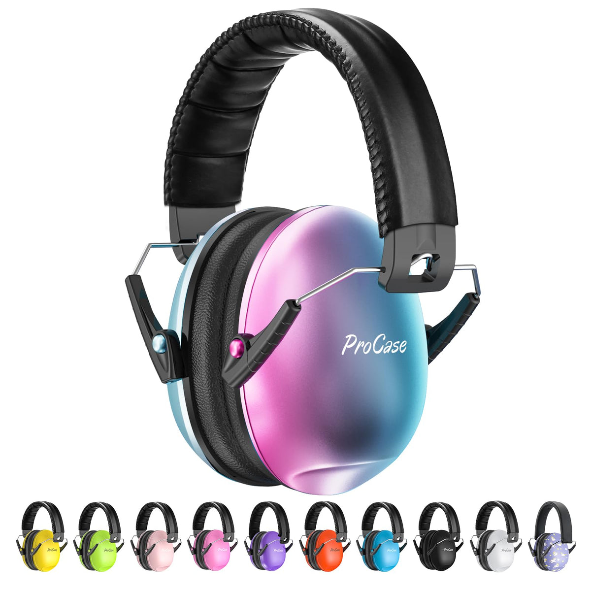 ProCase Ear Defenders for Children/Toddlers 3-16 Years SNR 27dB -Blue