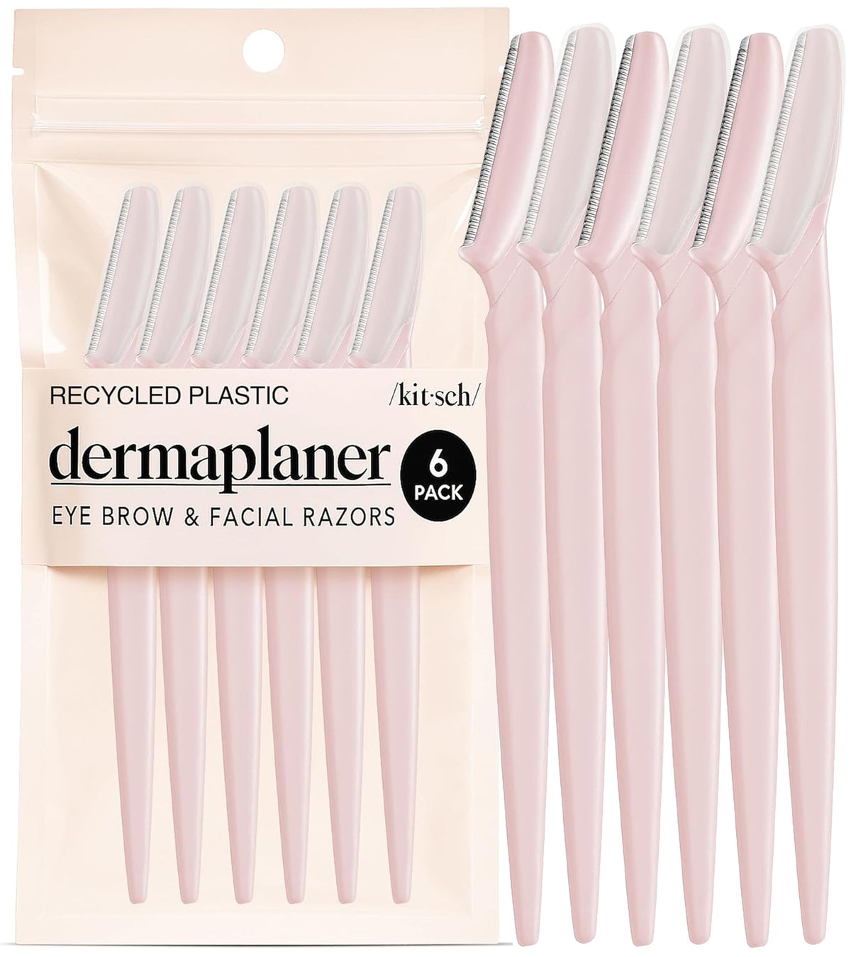 Kitsch Dermaplane Razor for Women Face 12pcs – Terracotta