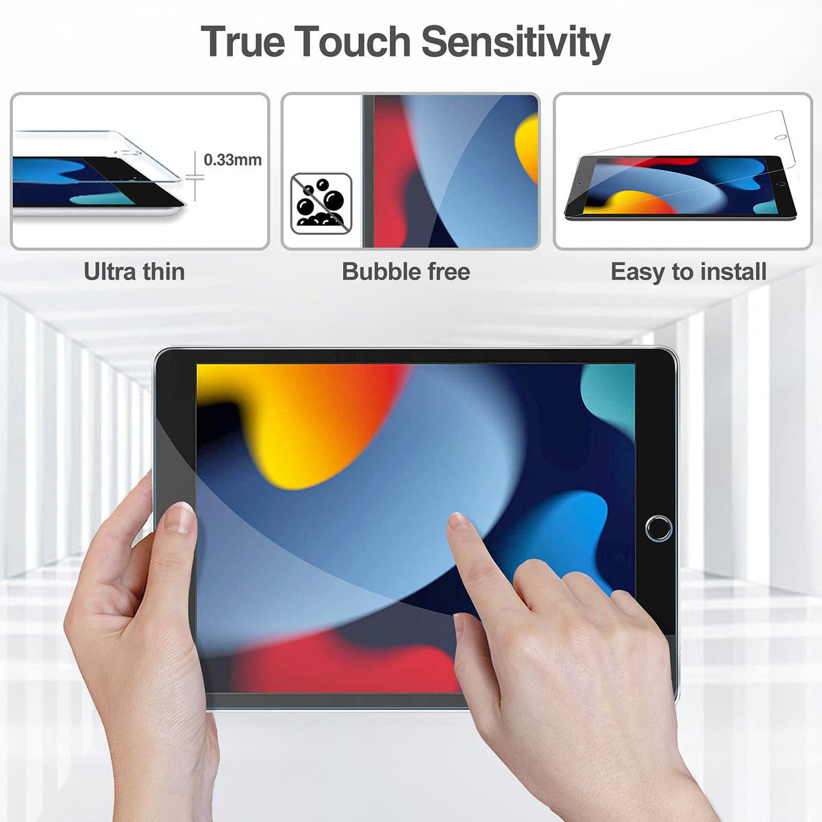 ProCase 2 Pack Screen Protector for iPad A16 2025 11th 11"/10th 2022 10.9"