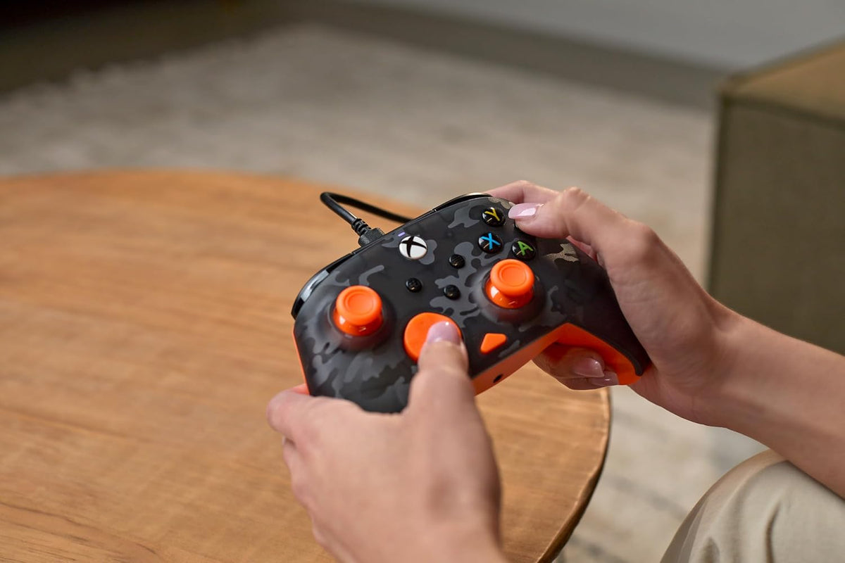 Turtle Beach Rematch Core Black Wired Gaming Controller with Audio Controls, Rumble Motors and Hall Effect Thumbsticks – Licensed for Xbox Series X or S, Xbox One and Windows PCs
