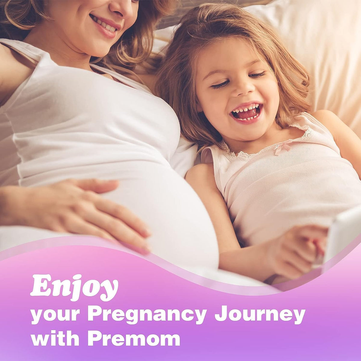Easy@Home 20 Pregnancy Test Strips for Early Detection, Premom App Support