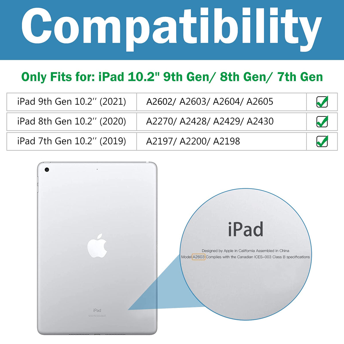 ProCase 2 Pack Screen Protector for iPad A16 2025 11th 11"/10th 2022 10.9"