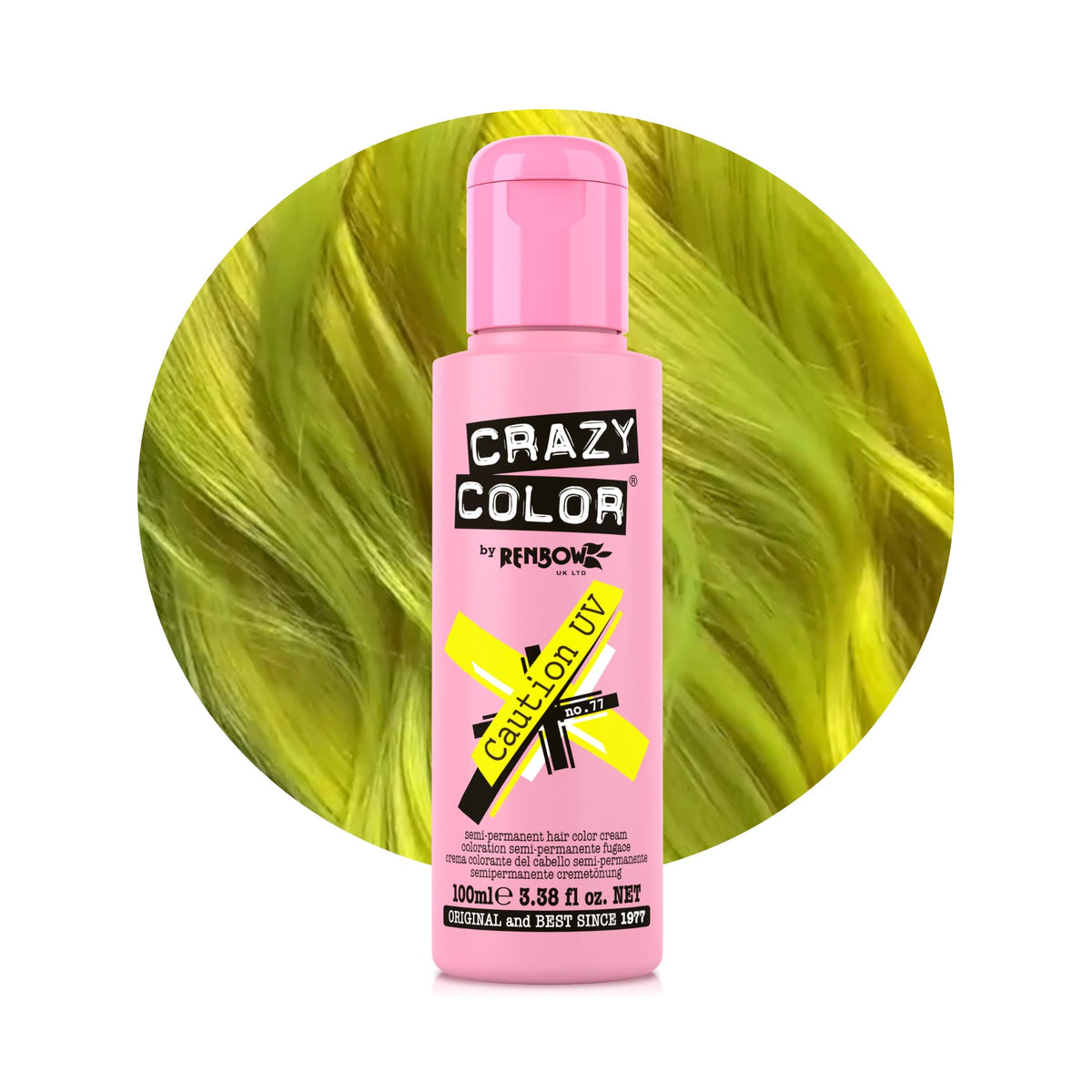 Crazy Color Cyclamen Pink Hair Dye 100ml