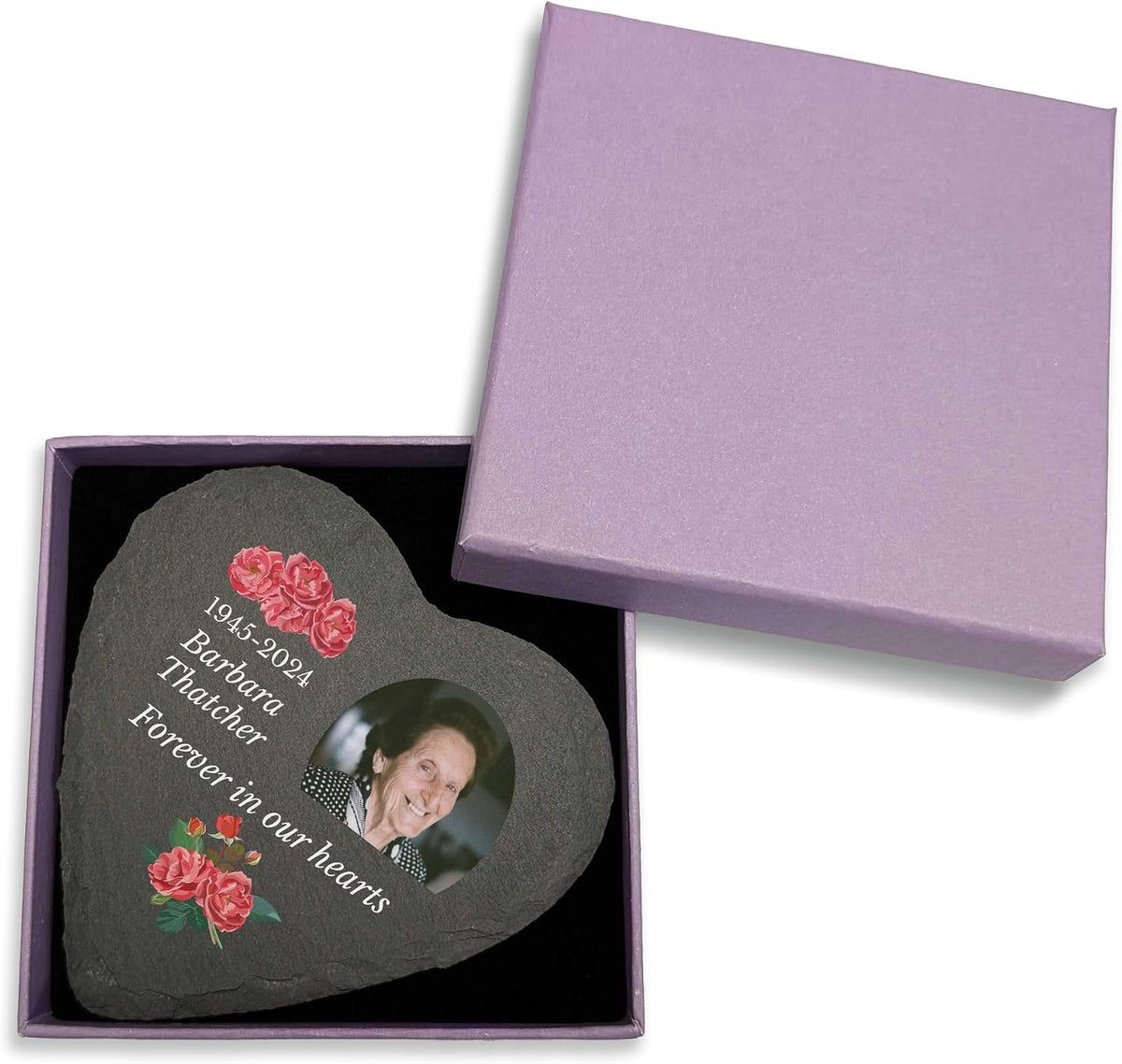 You Personalise UV Printed Photo Memorial Grave Marker Personalised Photo