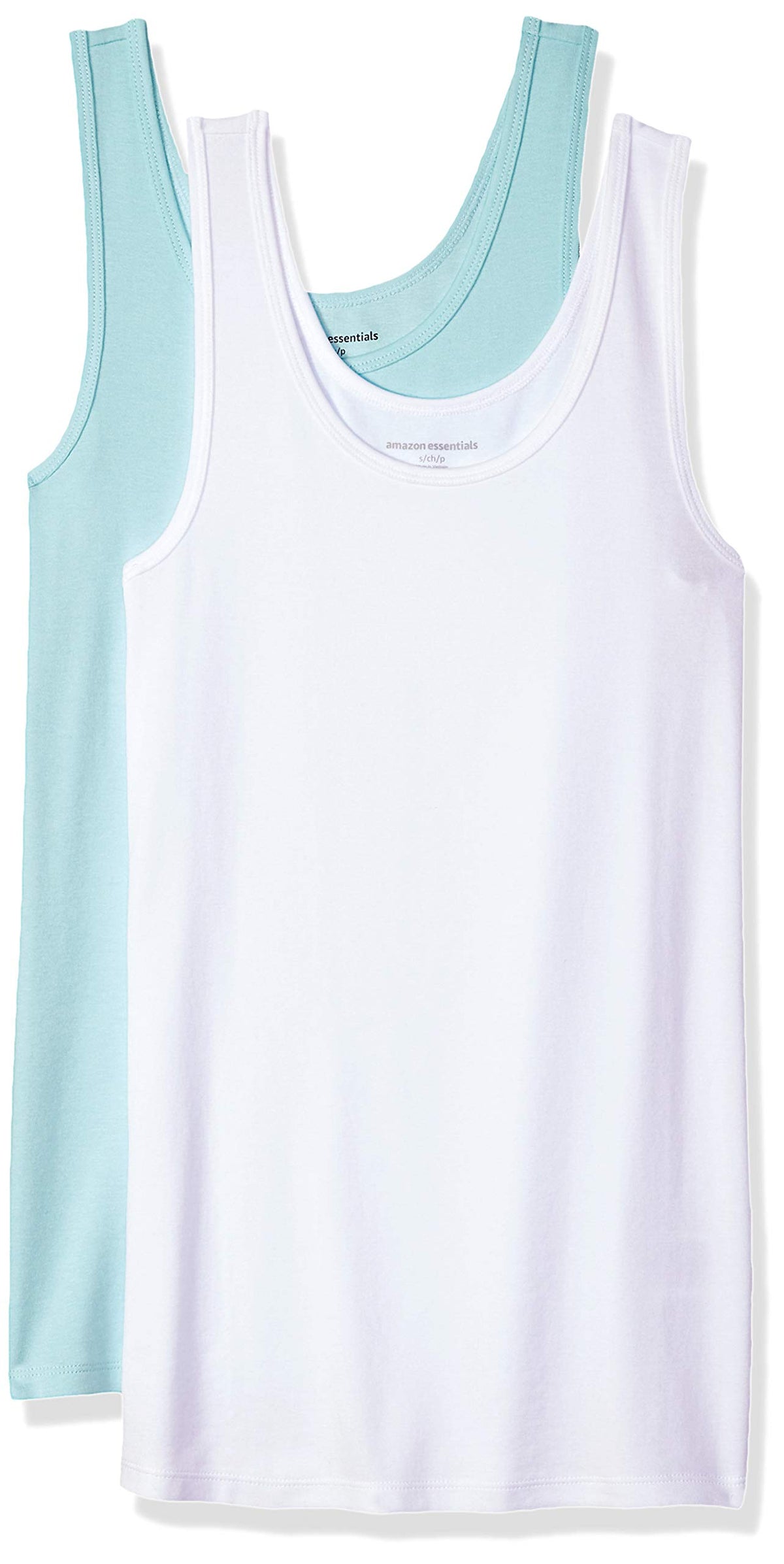 Amazon Essentials Women's Slim-Fit Vest, Pack of 2