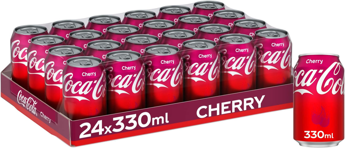 Coca-Cola Original Taste Soft Drink Cans, 24 x 330 mL