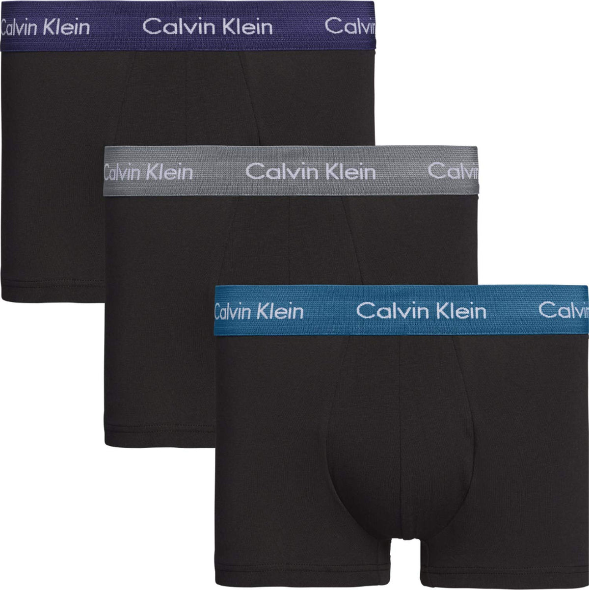 Calvin Klein Men’s 3 Pack Low Rise Trunks Underwear