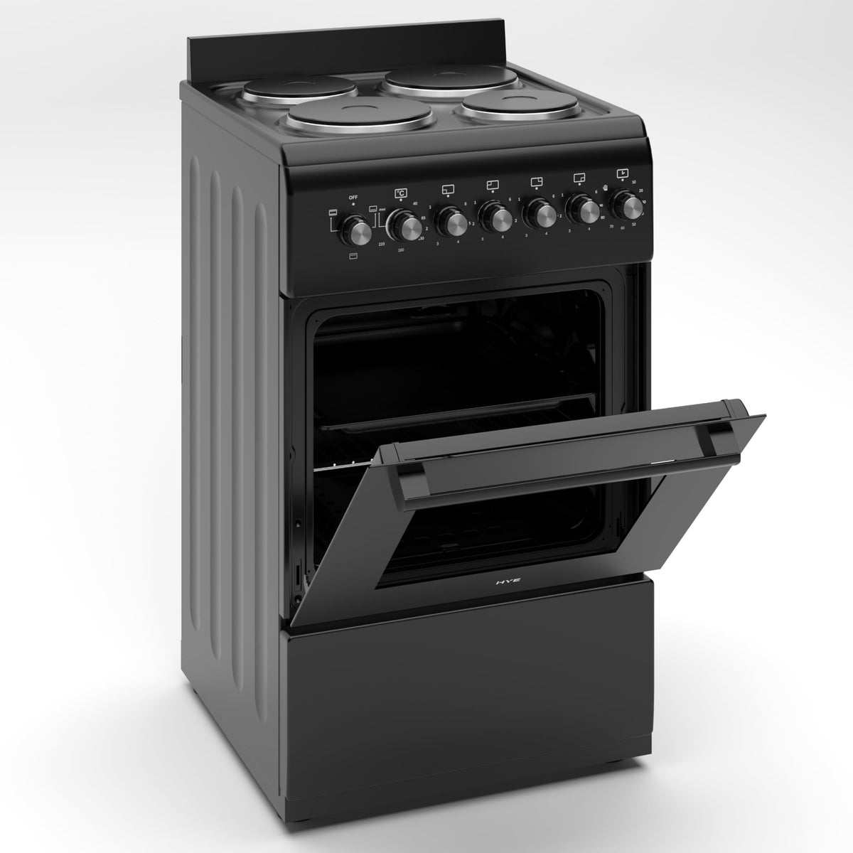 HYE 50cm Freestanding Cooker - Electric Cooker with Kitchen Stove, white