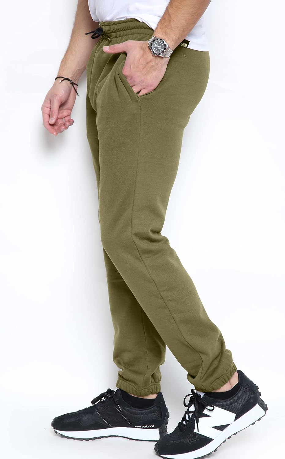 SKYTEX UK Mens Fleece Jogging Bottoms Pants Trousers Casual Sizes S - 8XL, 4 Colours