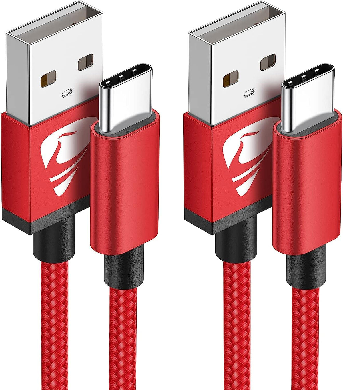 Yosou USB C Charger Cable 2M 2Pack USB A to USB C Type C Charger Fast Charging 3A Lead Braided for Samsung Galaxy S22 S21 S20,Pixel 8 7 6,PS5,Switch