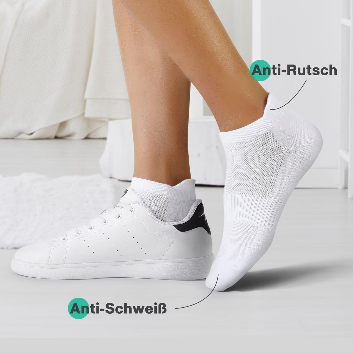 YouShow 10/20 Pairs Trainer Socks Cotton Sports Ankle Socks for Men & Women