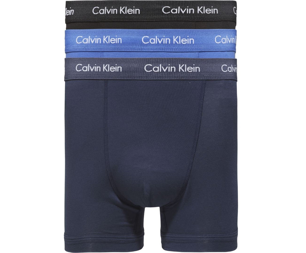 Calvin Klein Men’s 3 Pack Trunks with Logo Waistband