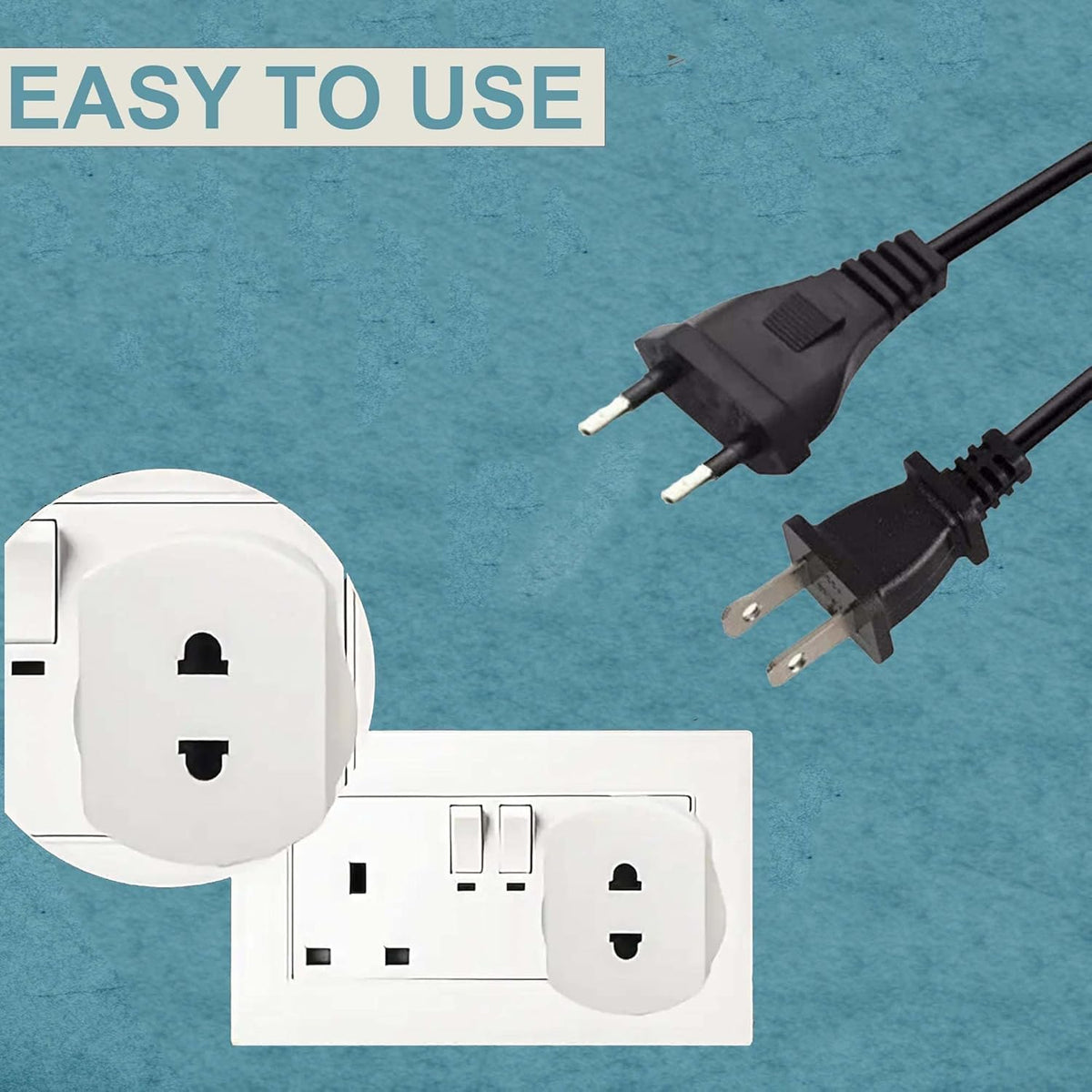 Toothbrush Adaptor Plug Electric Shaver Shaving adaptor 2 Pin Plug To 3 Pin Plug Shaver Adapter Plug Uk Power Adapter Shaver Plug 2 Pin Adapter Plug Uk For Shaving Razor (pack of 1)