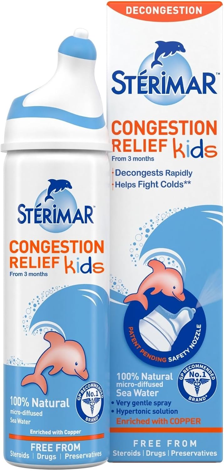 Sterimar Kids Congestion Relief Nasal Spray, for Children 3+ Months, 50ml