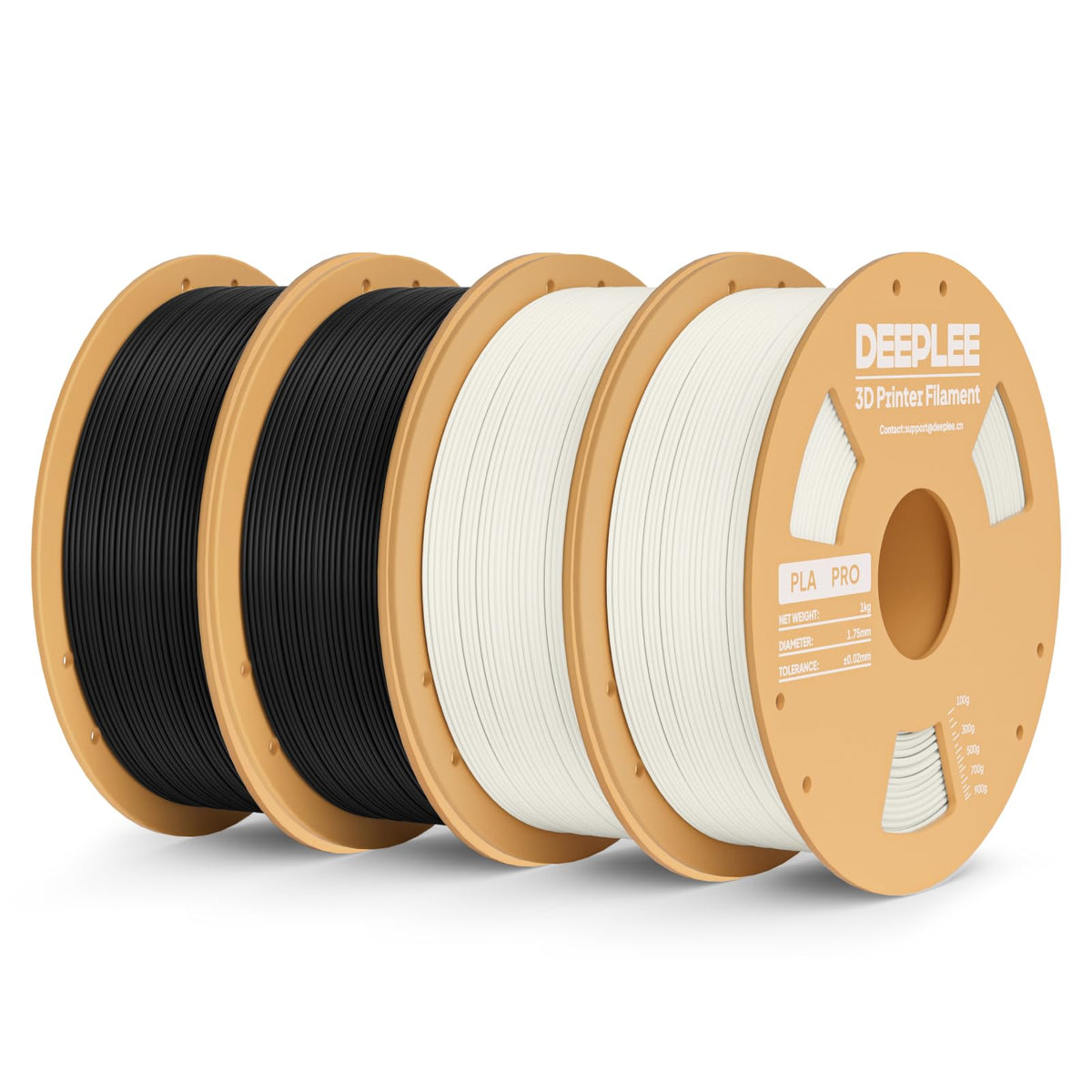 DEEPLEE PLA Filament 1.75mm PLA Pro White*1