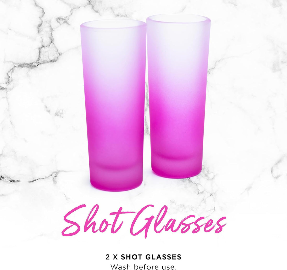 Tequila Rose Gift Set, Strawberry Cream 2 x 5 cl, 2 Shot Glasses