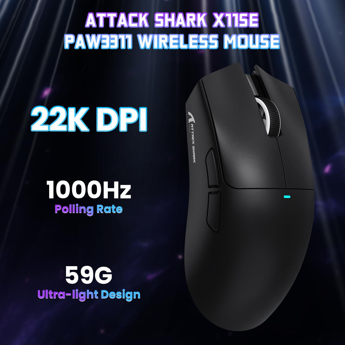 ATTACK SHARK X11 SE Wireless Gaming Mouse for PC/Xbox/PS/Mac
