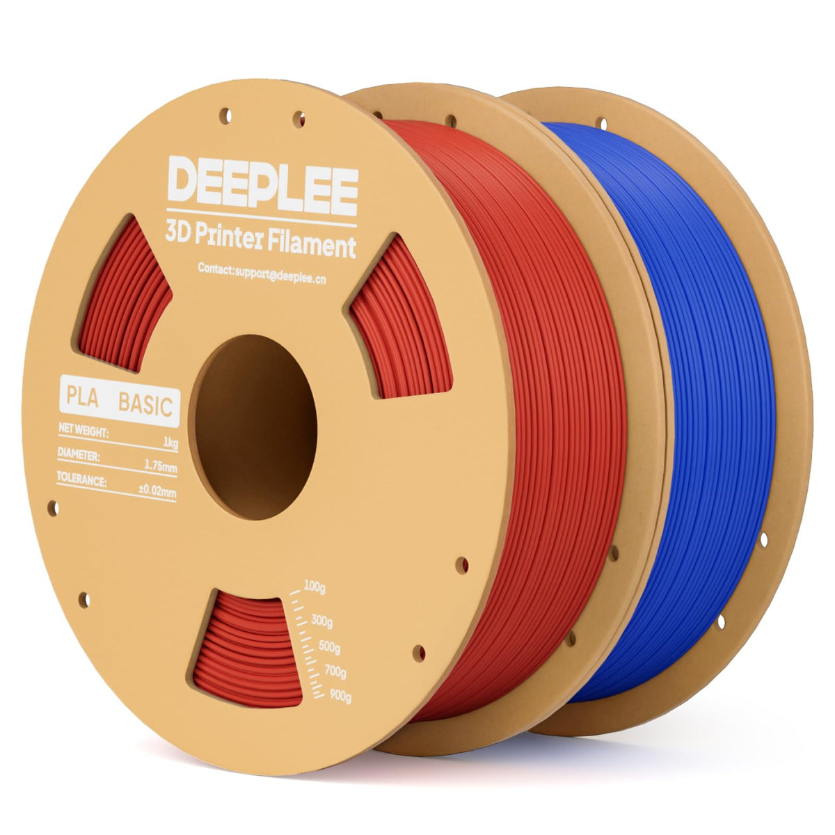 DEEPLEE PLA Filament 1.75mm, Basic 3D Filaments Beige 1kg