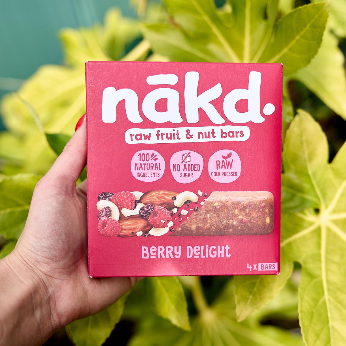 Nakd Bakewell Tart Natural Fruit & Nut Bars - Vegan - Gluten Free - Healthy Snack, 35 g (Pack of 18)