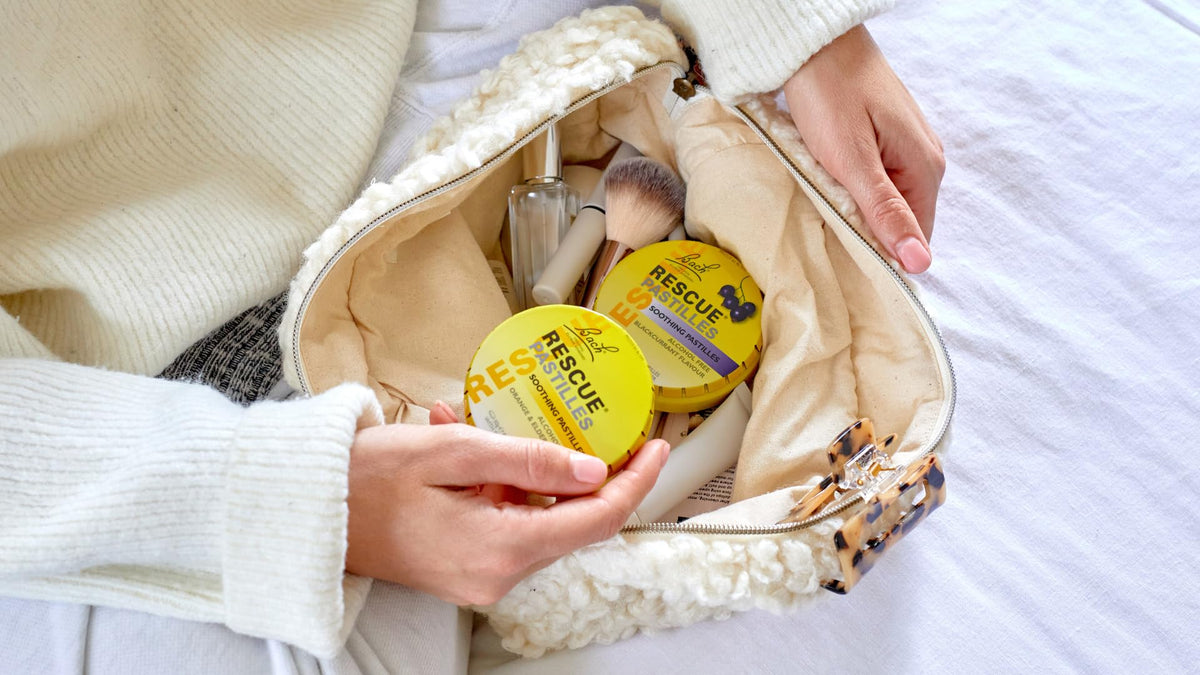 Rescue Remedy Pastilles | Orange & Elderflower Flavoured | Daily Support for Stressful Moments | Bach Original Flower Essences | Chewable Pastilles | 50g Travel Tin
