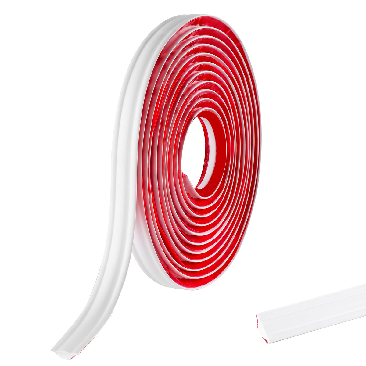 Zayejod PVC Quadrant Trim Flexible Laminate Beading Self Adhesive White