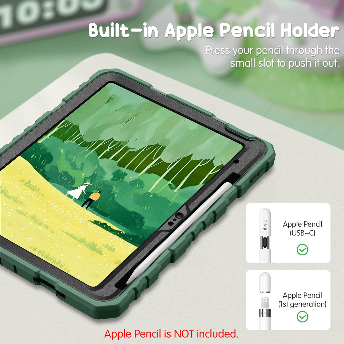 FINTIE Kid-Friendly Case for iPad (A16) 11th Gen 11 Inch, iPad 10th Gen