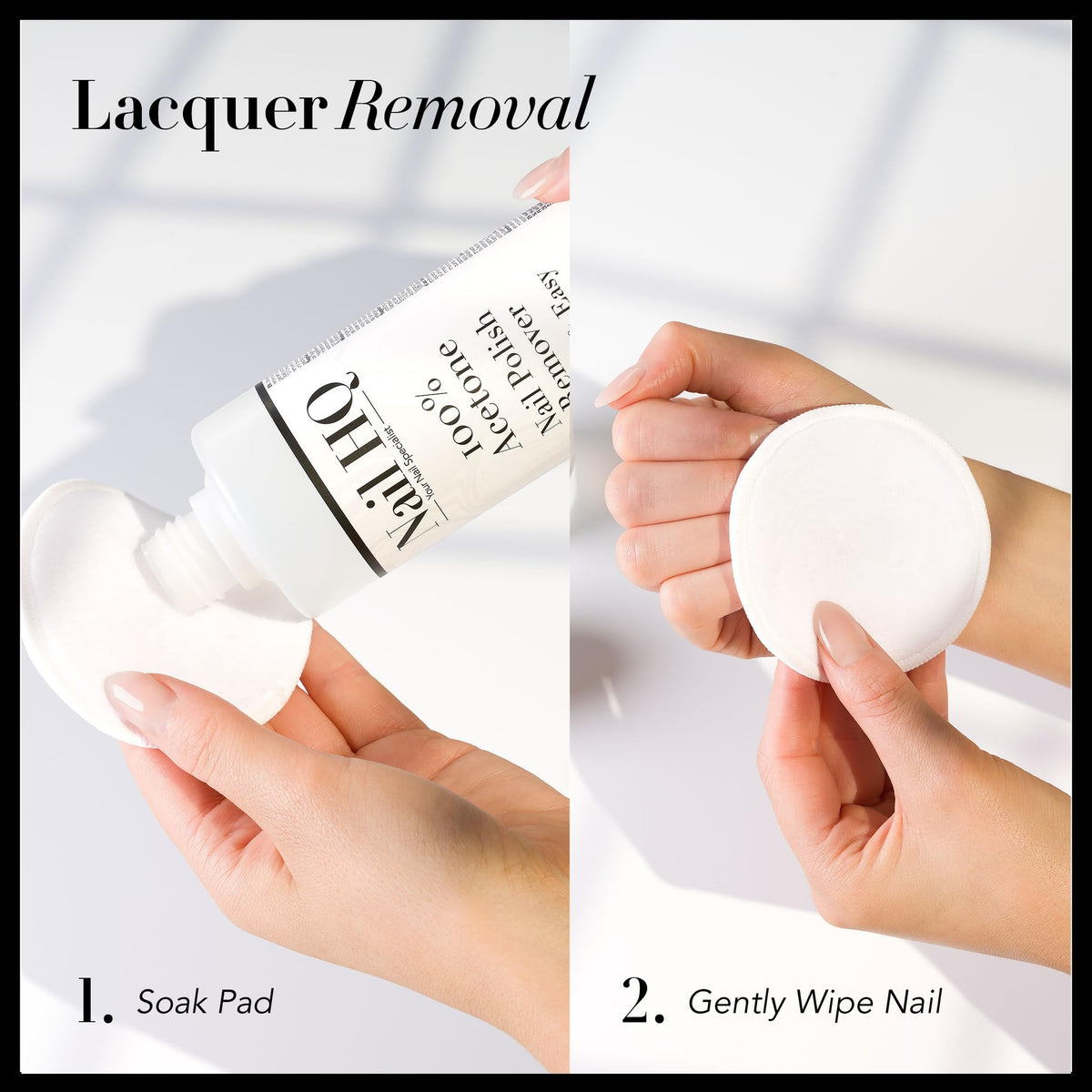 Nail HQ 100% Acetone Nail Polish Remover - 150ml - Express & Easy