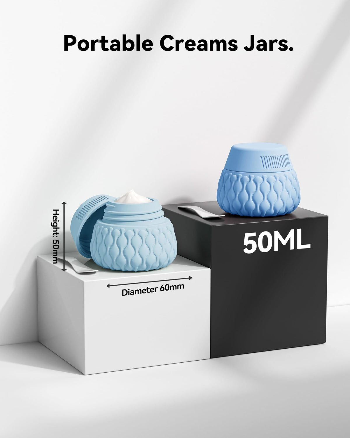 100ml Silicone Travel Bottles for Toiletries for Shampoo and Conditioner