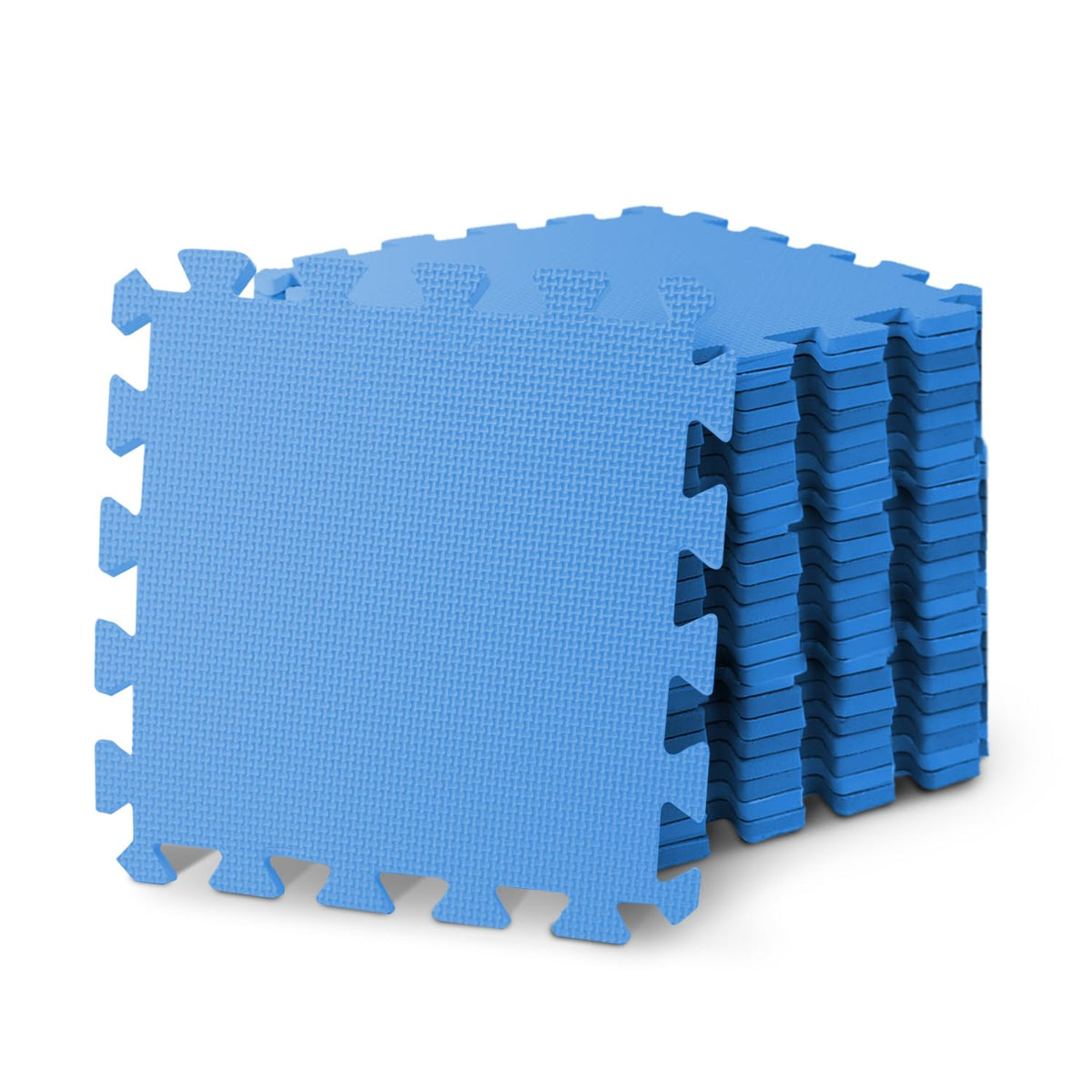 kidoola Foam Baby Play Mat (29x29cm) – Thick & Soft EVA Foam Interlocking Floor Tile Matting for Children – Large Multi Colour, Safe & Comfortable 7mm Thick Play Flooring (9pc)
