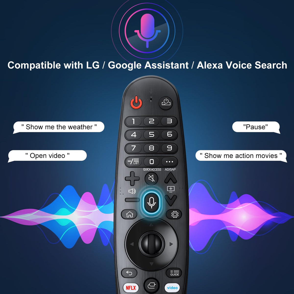 Universal Remote Control Replacement for LG All Smart TV