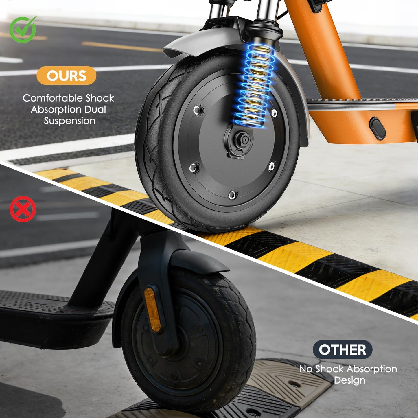 Zephyride V8 Electric Scooter — 350W, 25 km/h, 28-35 km Range, Smart App | UL-2272 Certified
