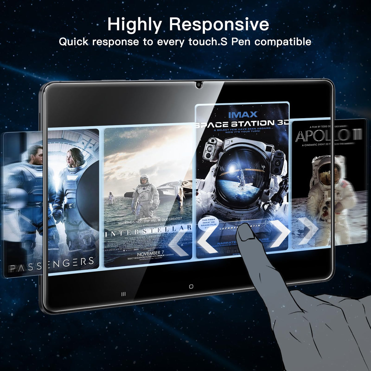 JETech Screen Protector for Galaxy Tab S10 Lite/S10 FE/S9 FE/S9, 2-Pack