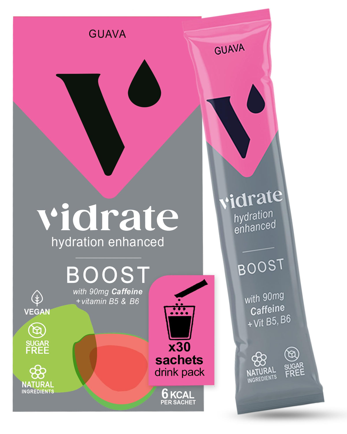 Vidrate Electrolytes Powder, Mixed Berry Variety Pack, 30 Sachets
