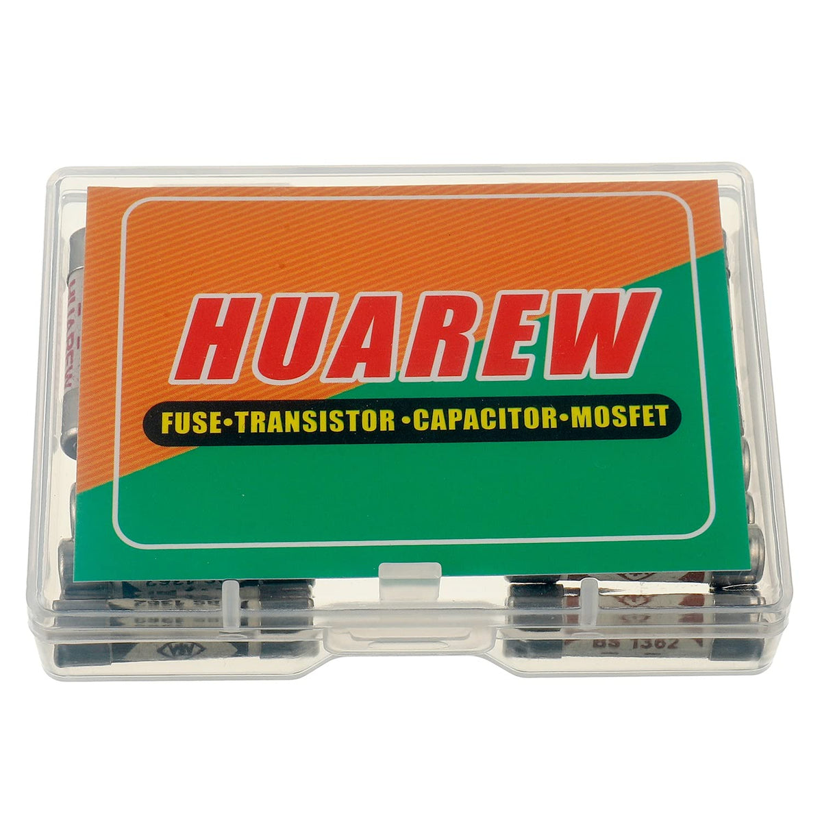 5 Values 100 Pcs 6.3x25 mm BS1362 1 3 5 10 13 A amp 240 V volt 0.248x0.984 Inch Ceramic Tube Fuses Assortment Kit