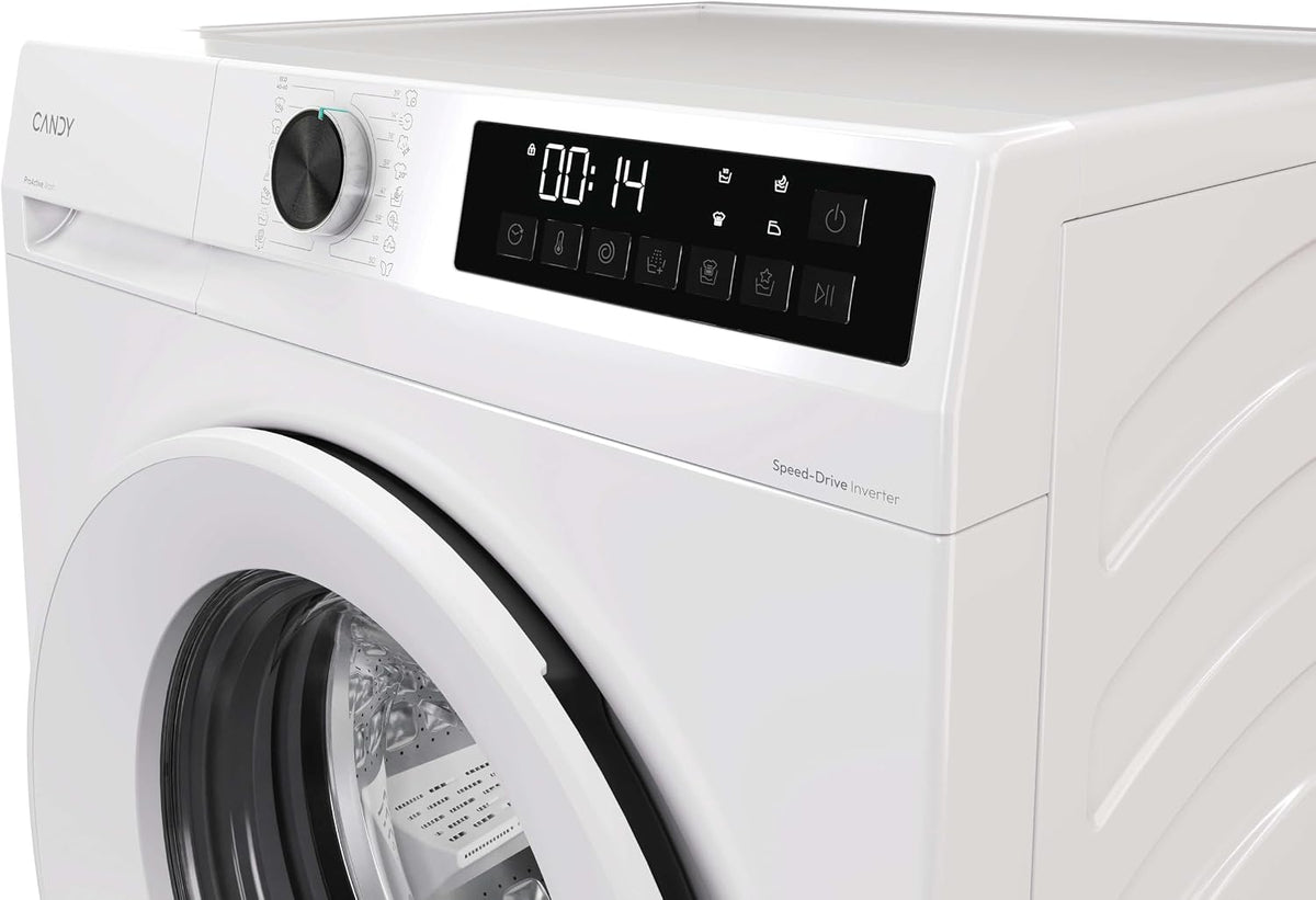Candy Quick Pro Washing Machine, 8kg, White, A-20%, 1400 RPM