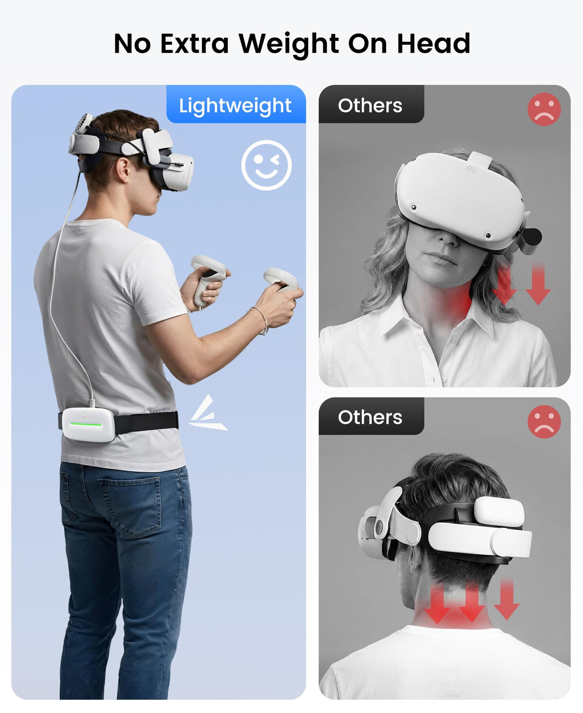 Comfort Head Strap for Meta Quest 3/3S/Meta Quest 2,VR Headset Elite Strap Replacement for Oculus Quest 3/3S/2 Accessories,Stable Elite Strap Pressure-Reduce Headstrap