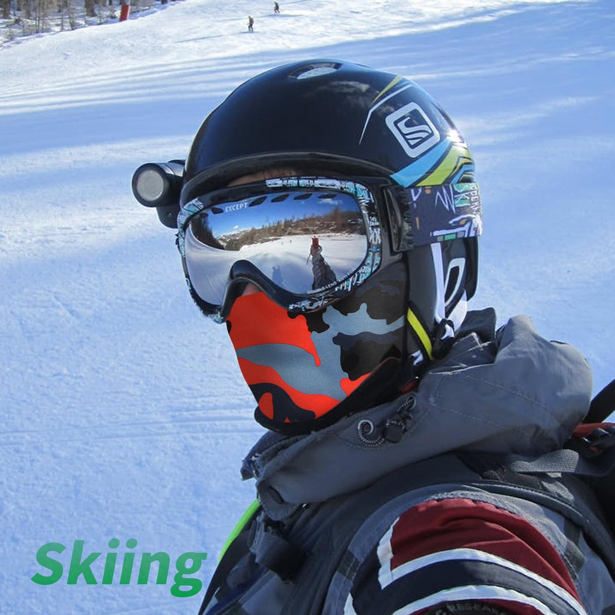 LONGKING Balaclava Ski Face Mask, UV Protector Windproof Lightweight Neck Warmer Motorcycle Cycling, Skiing, Snowboarding for Men/Women