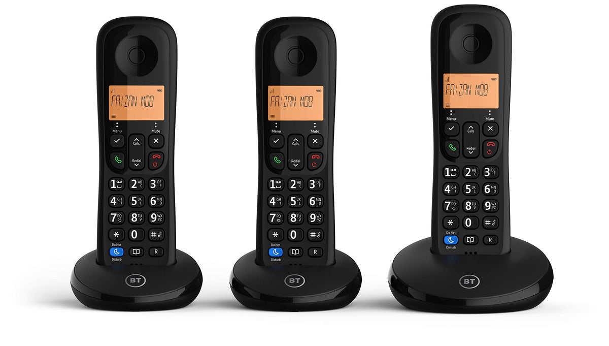 BT Everyday Cordless Landline House Phone, Home Phone, Basic Call Blocker, Do Not Disturb button, Single Handset Pack