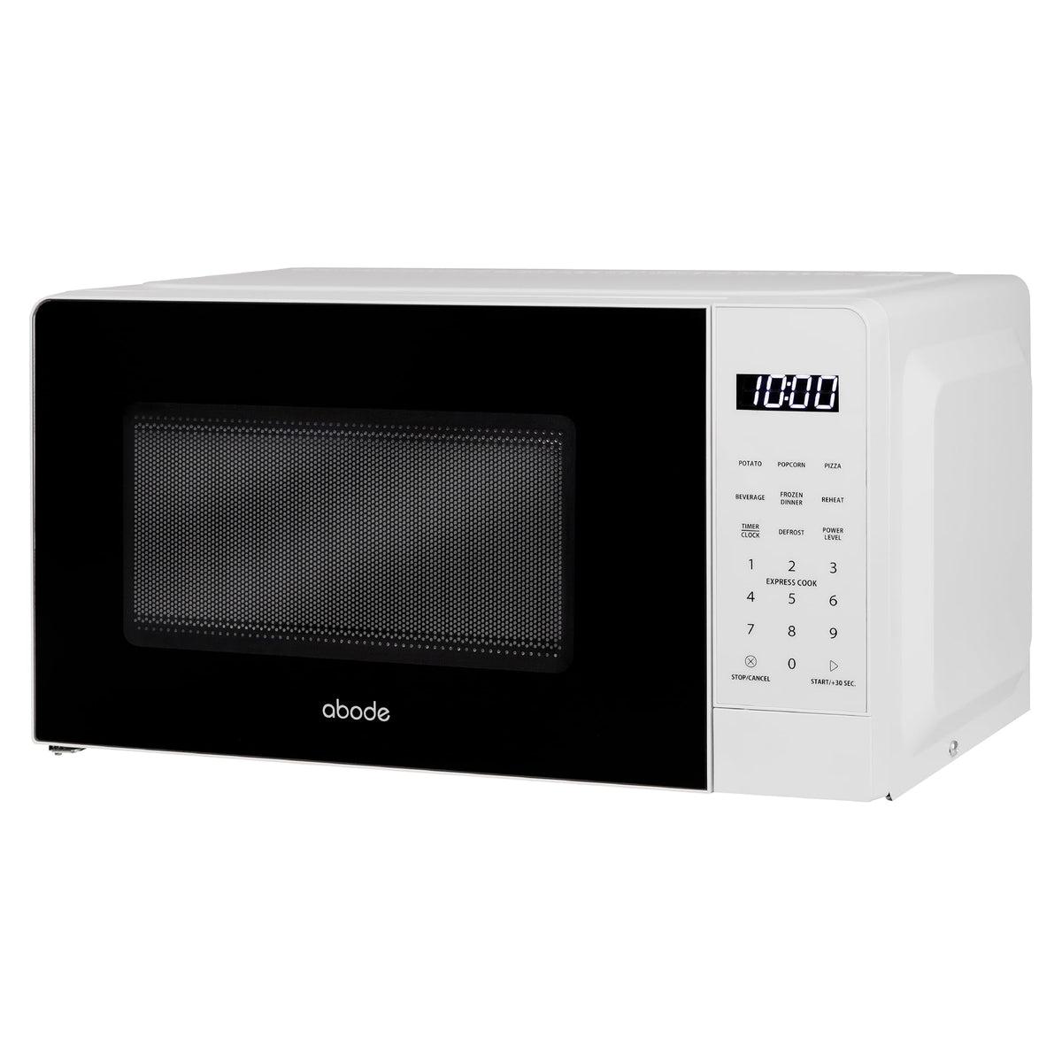 Abode Touch Control Microwave 20 Litre Black Digital 700W with Clock & Timer, 5 Auto Cook Settings & Defrost, 10 Power Levels AMT2012B (Touch Control, Silver)