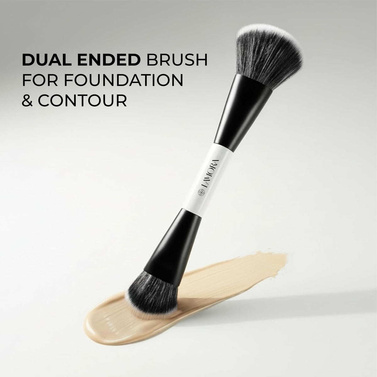 Make Up Brush Foundation Kabuki Flat Top, Perfect For Blending Liquid Cream