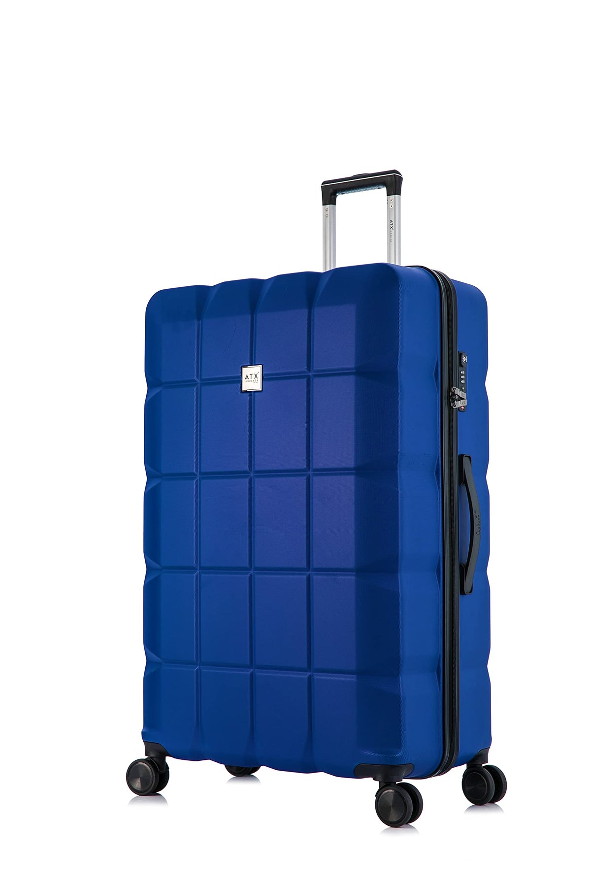 ATX 28 Inch Suitcase Large 110L – Lightweight Hard Shell Checked Luggage, 4 Wheels, TSA Lock, 30KG Capacity, Black